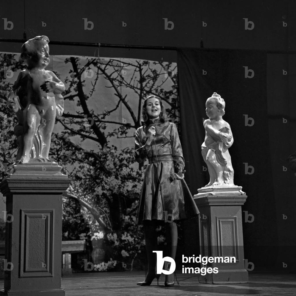 American singer Peggy March at Hamburg, Germany 1960s