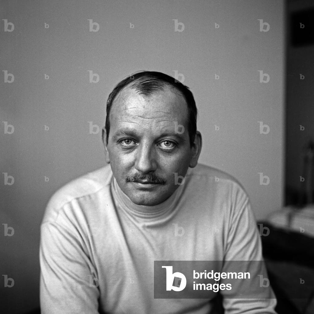 German actor and dubbing actor Herbert Fleischmann, Germany 1960s
