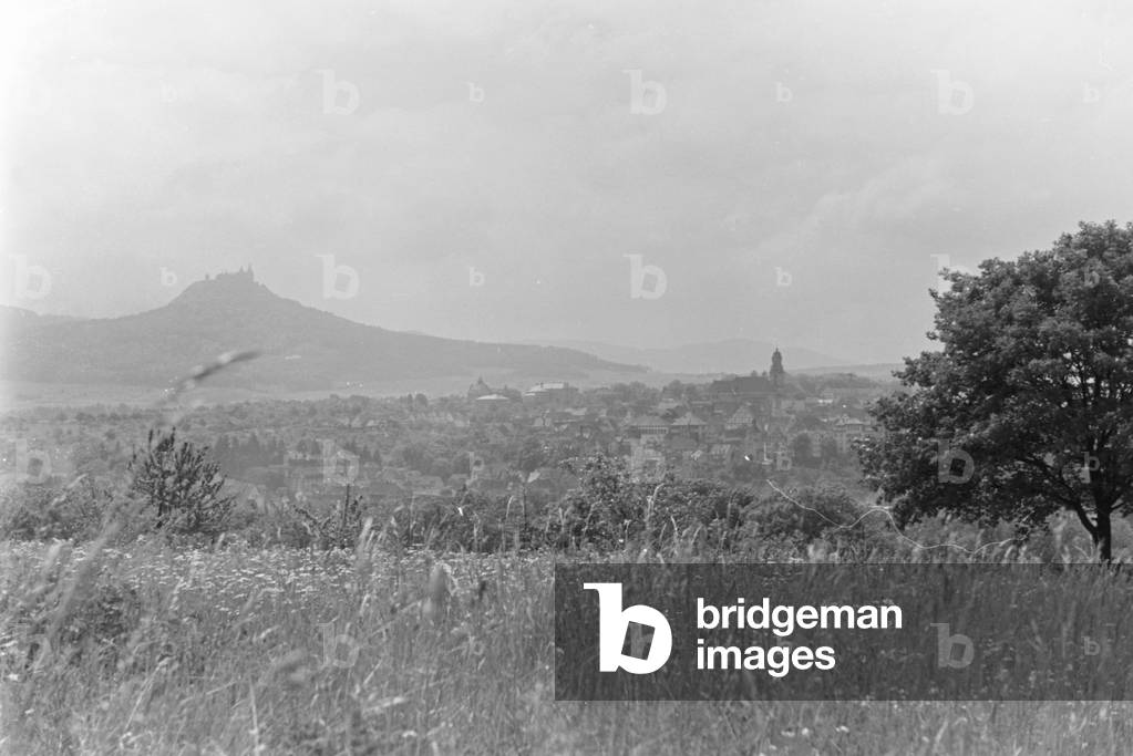 A trip to Hohenzollern-Hechingen, Germany 1930s (b/w photo)