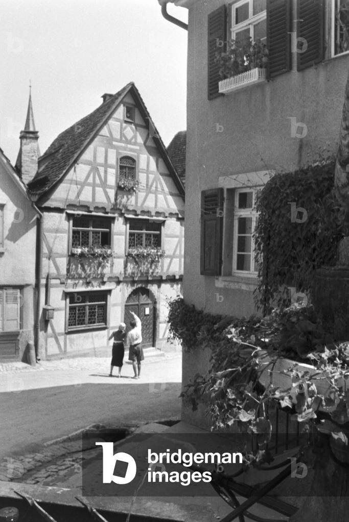 A trip to Marbach, Germany 1930s (b/w photo)