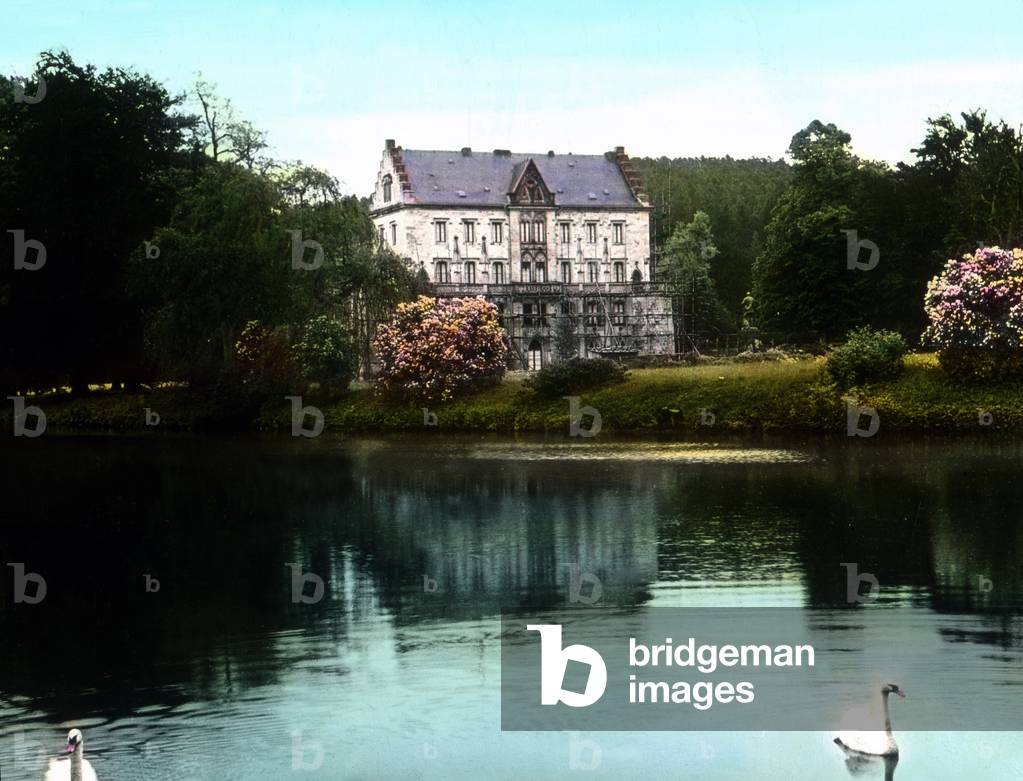 Reinhardsbrunn castle near Friedrichsroda in Thuringia, 1920s