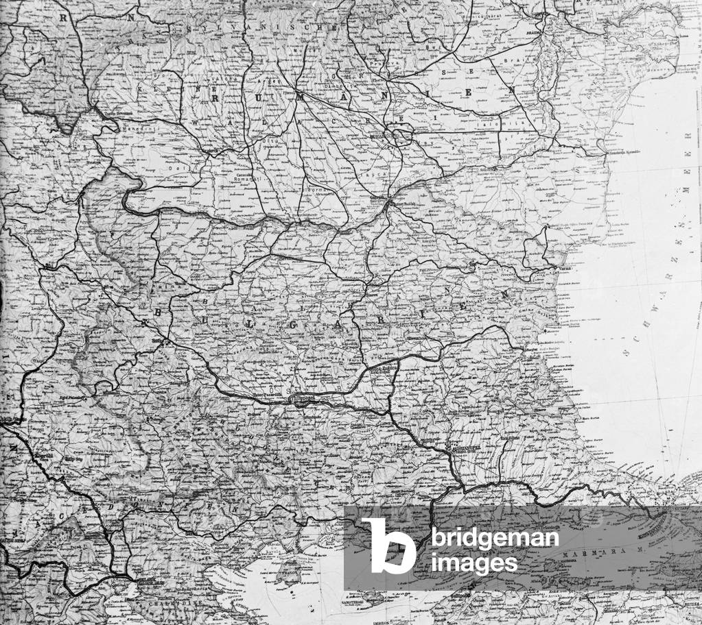 Map of Bulgaria