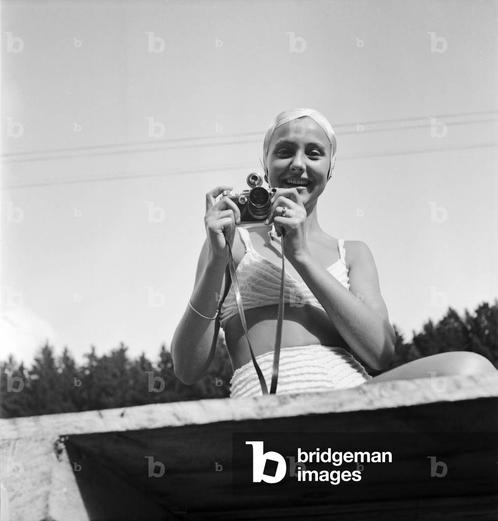A trip to Bad Rippoldsau Schapbach, Germany 1930s (b/w photo)
