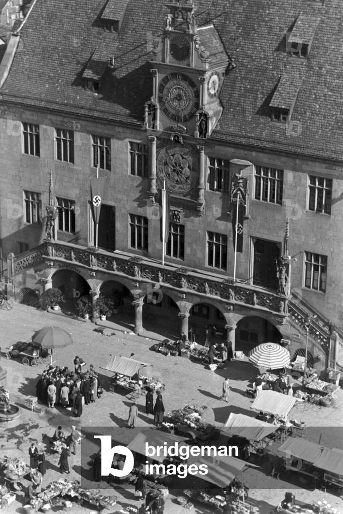 A trip to Heilbronn, Germany 1930s (b/w photo)