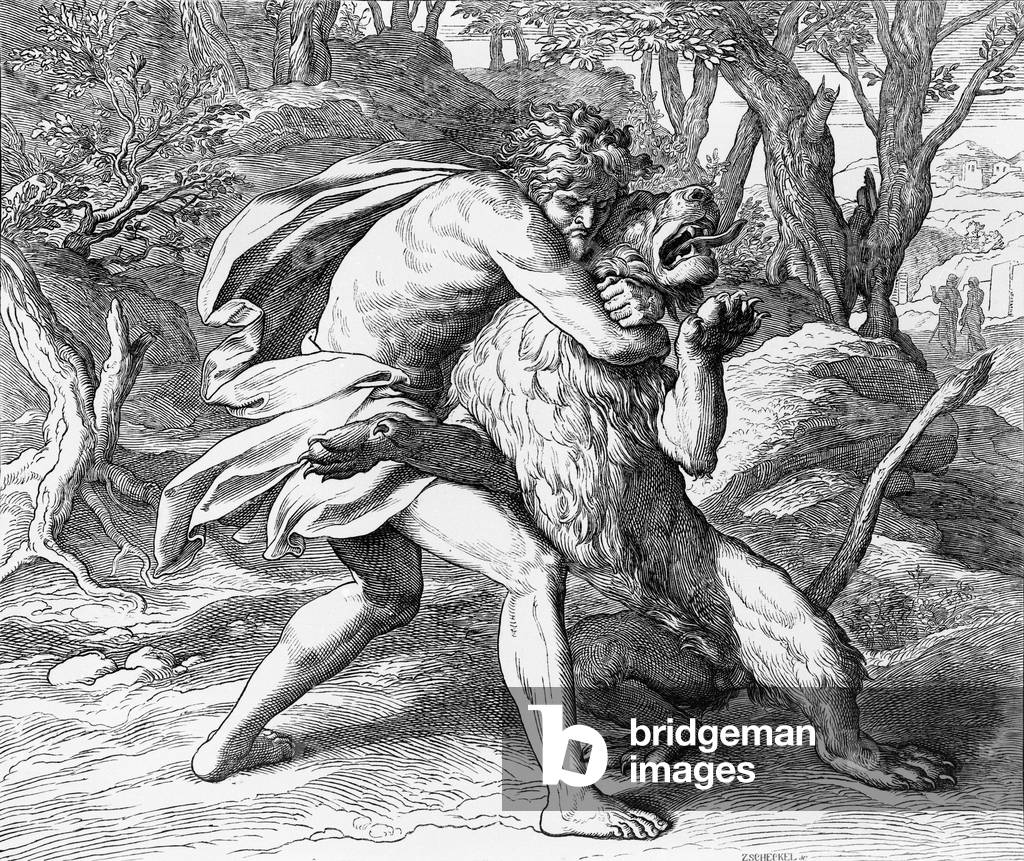 Scene from the Old Testament of the Holy Bible