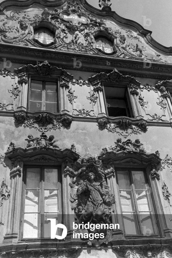 A trip to Würzburg, Germany 1930s (b/w photo)