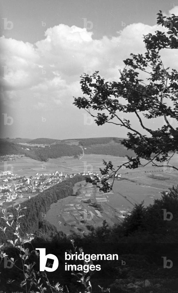 A trip to Tailfingen, Germany 1930s (b/w photo)