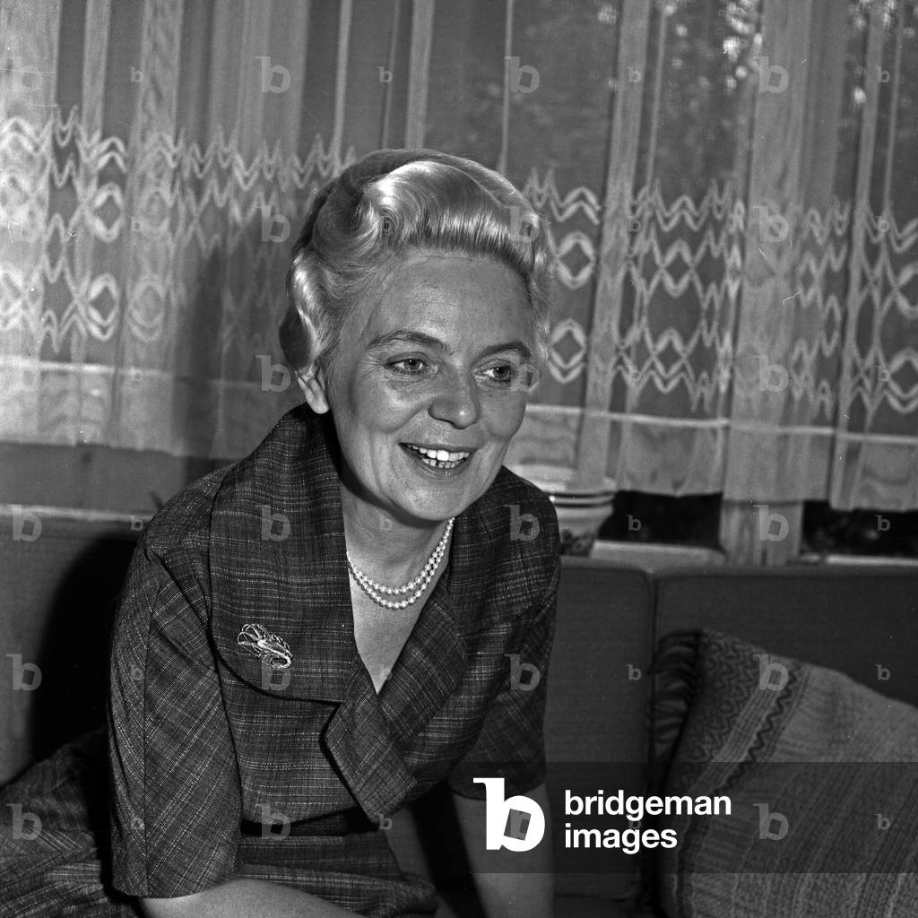 German stage actress Heidi Kabel at Hamburg, Germany 1960s
