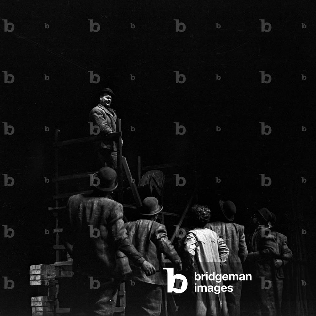 Rise and Fall of the City of Mahagonny, opera by Kurt Will, representation at Staatsoper Hamburg 1962, Germany 1960s