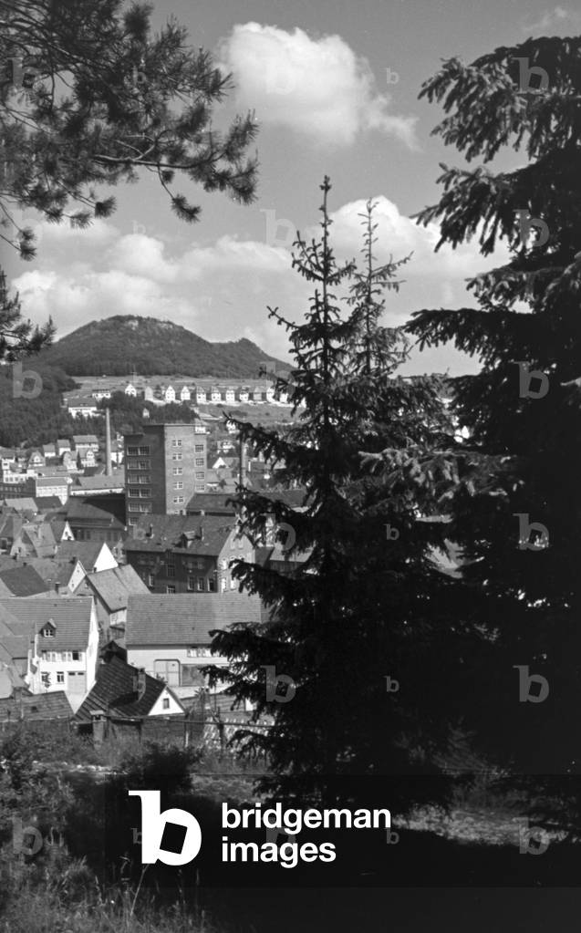 A trip to Tailfingen, Germany 1930s (b/w photo)