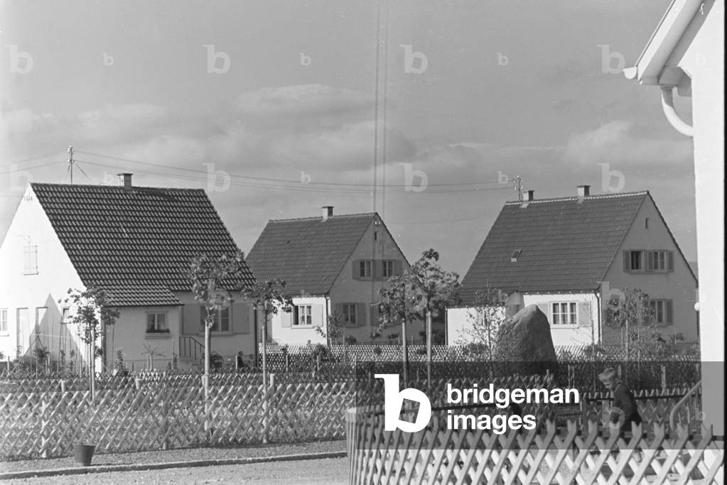 A trip to Trossingen, Germany 1930s (b/w photo)