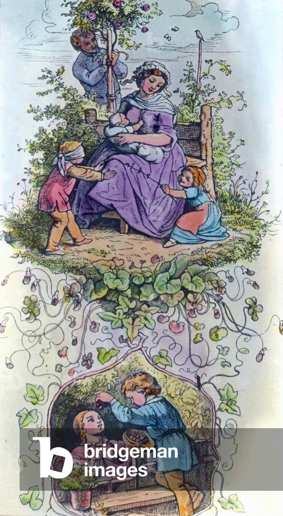Allegoric illustration of childhood, Germany 1920s