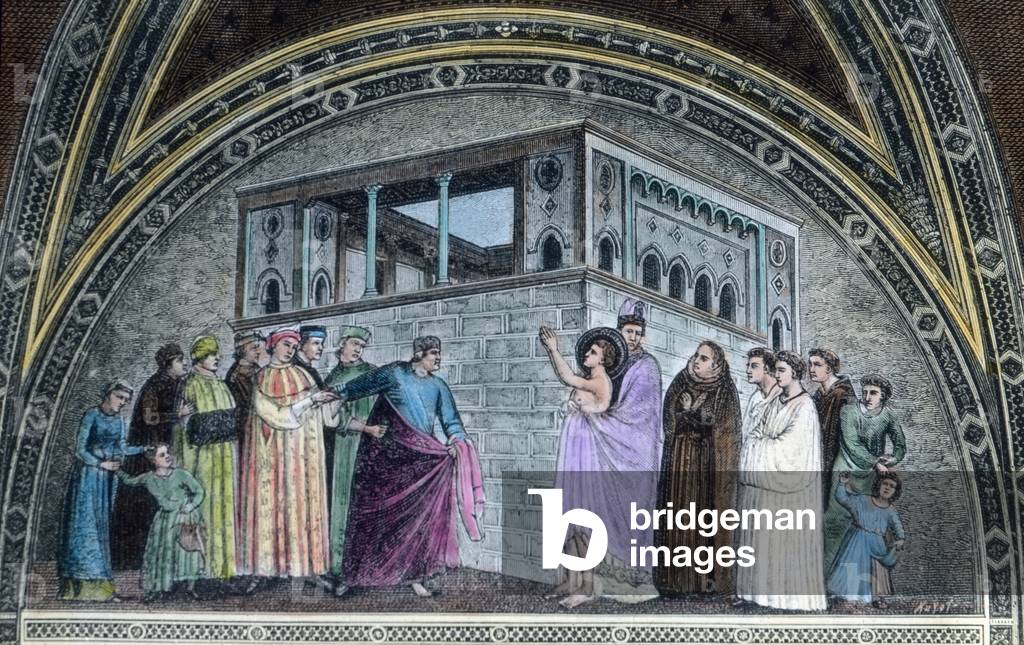 Scene of the life of Saint Francis of Assisi, 13th century