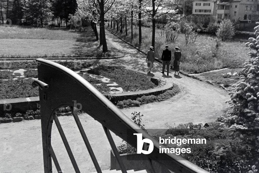 A trip to Hirsau, Black Forest, Germany 1930s (b/w photo)
