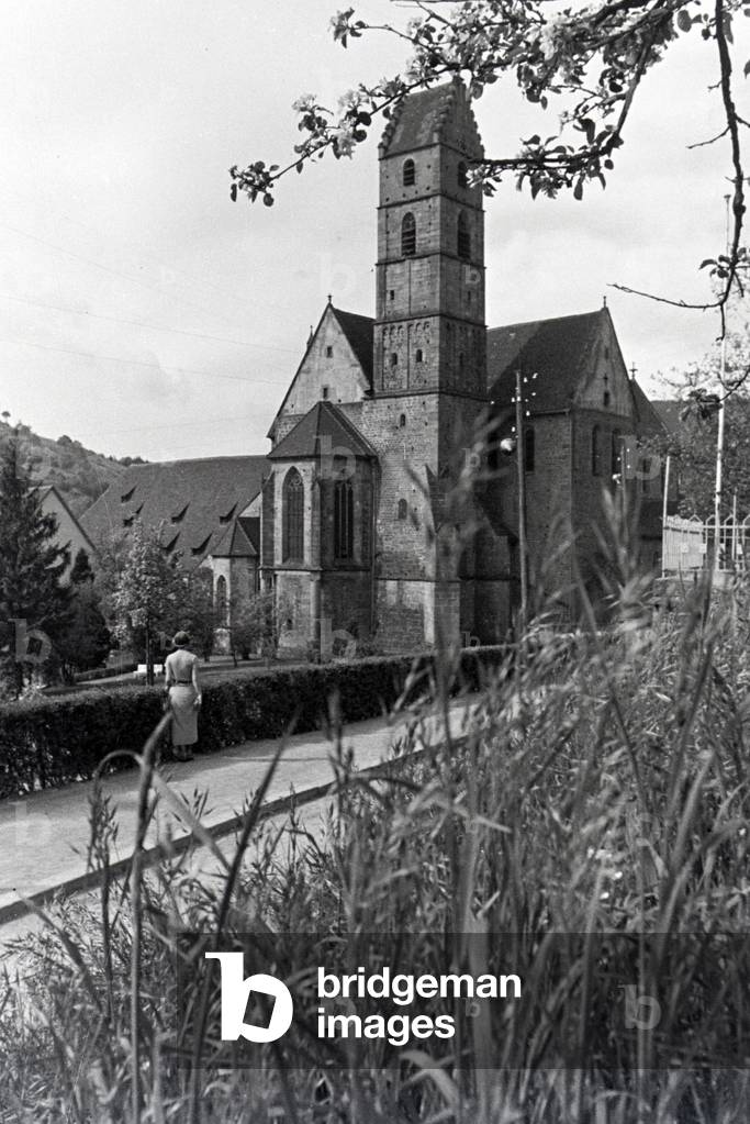 A trip to Alpirsbach, Germany 1930s (b/w photo)