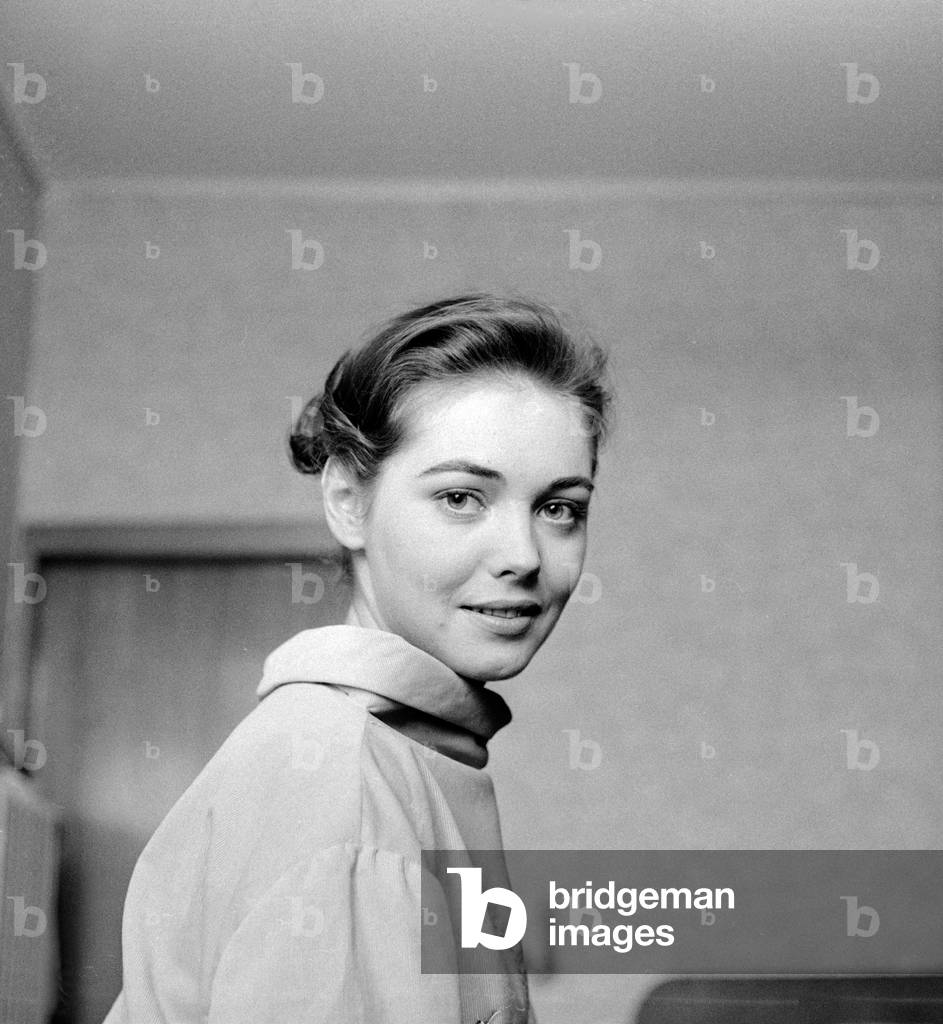 English actress Ingeborg Schöner, Germany 1957