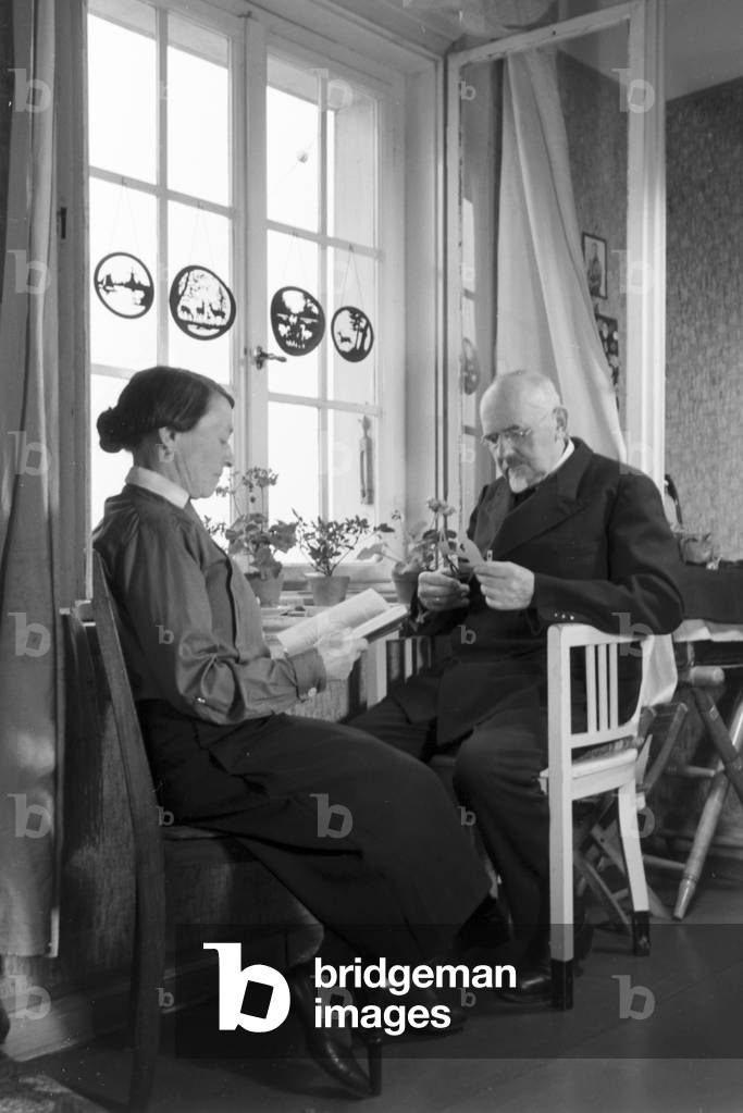 Artists retirement home in Obermeisenthal, Germany 1930s (b/w photo)