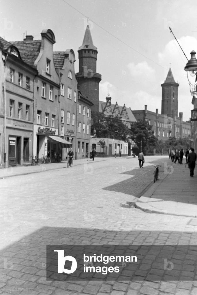 A trip to Liegnitz, Germany 1930s (b/w photo)