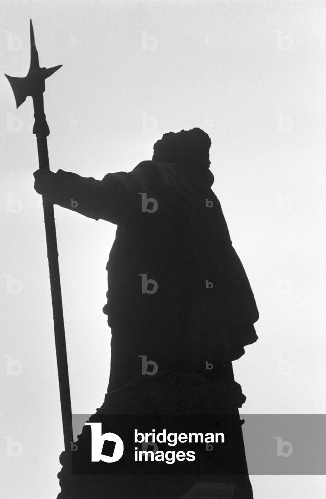 A trip to Stuttgart, Germany 1930s (b/w photo)