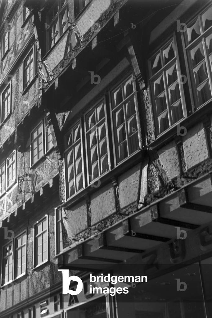 A trip to Heilbronn, Germany 1930s (b/w photo)