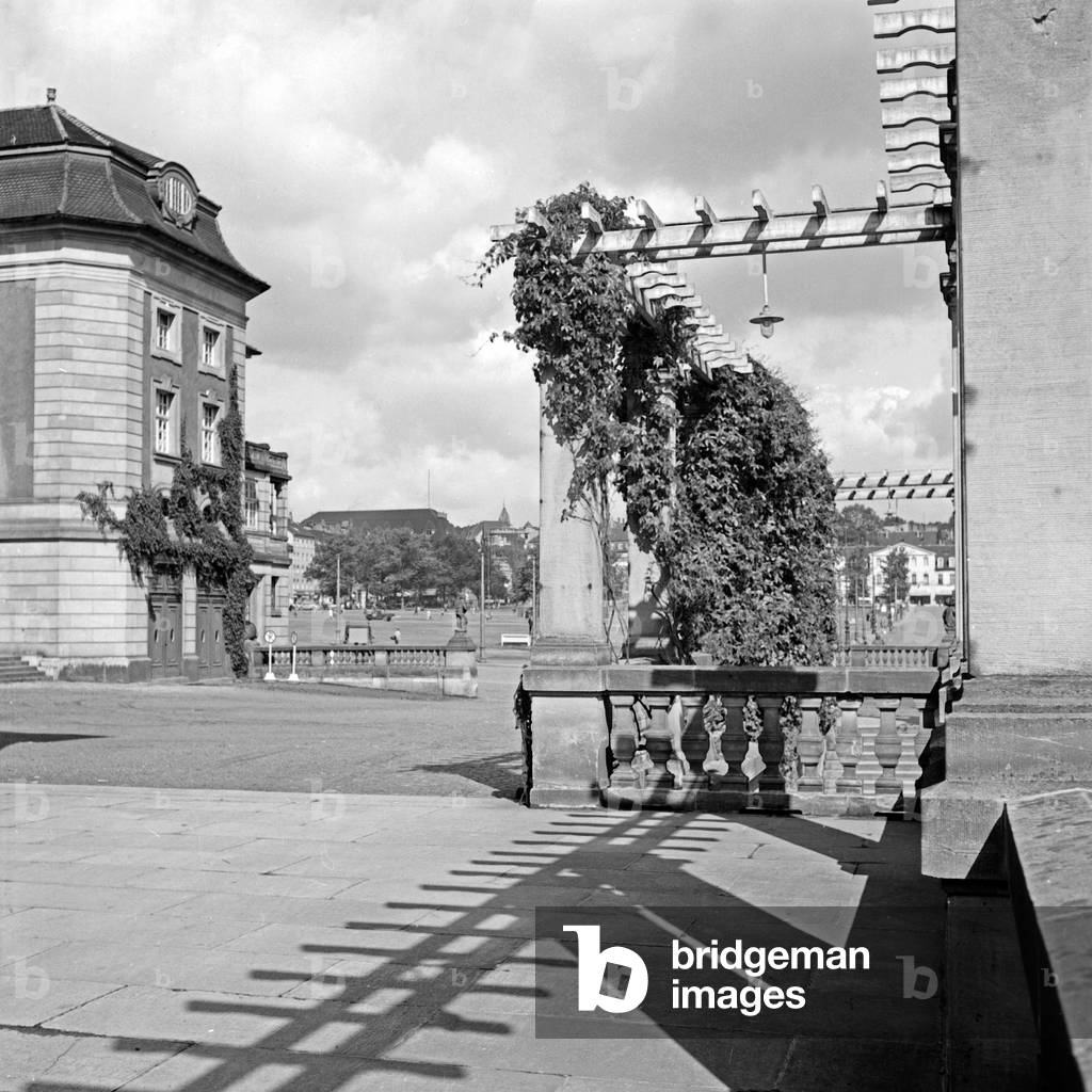 The theatre at Kassel, Germany 1930s (b/w photo)