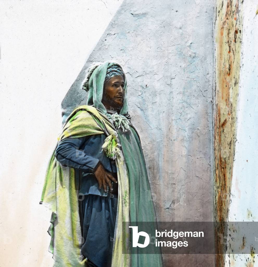 Morocco, portrait of a merchant, image date: circa 1910. Carl Simon Archive