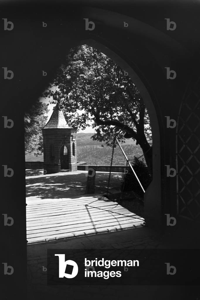 A trip to Hohenzollern-Hechingen, Germany 1930s (b/w photo)