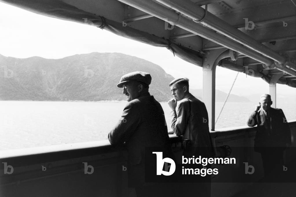 A cruise to Norway, Germany 1930s (b/w photo)