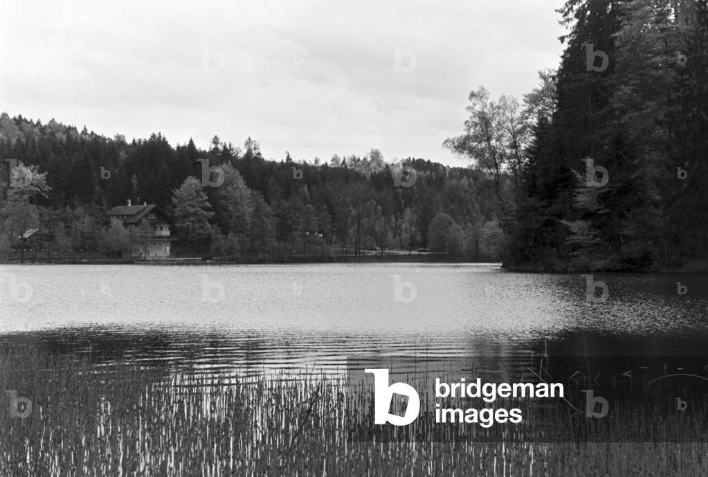 A trip to Murrhardt, Germany 1930s (b/w photo)