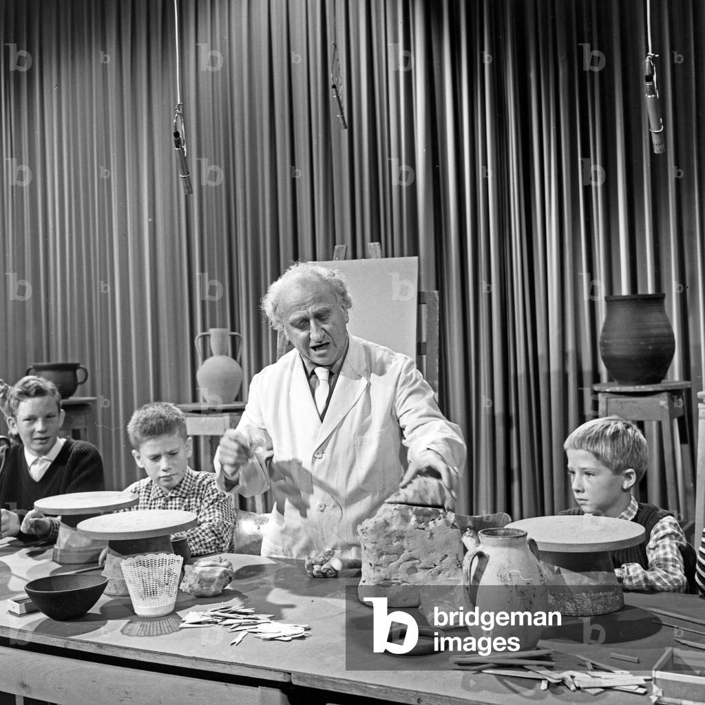 Sculptor, designer and author Kurt Harald Isenstein, Germany 1960s