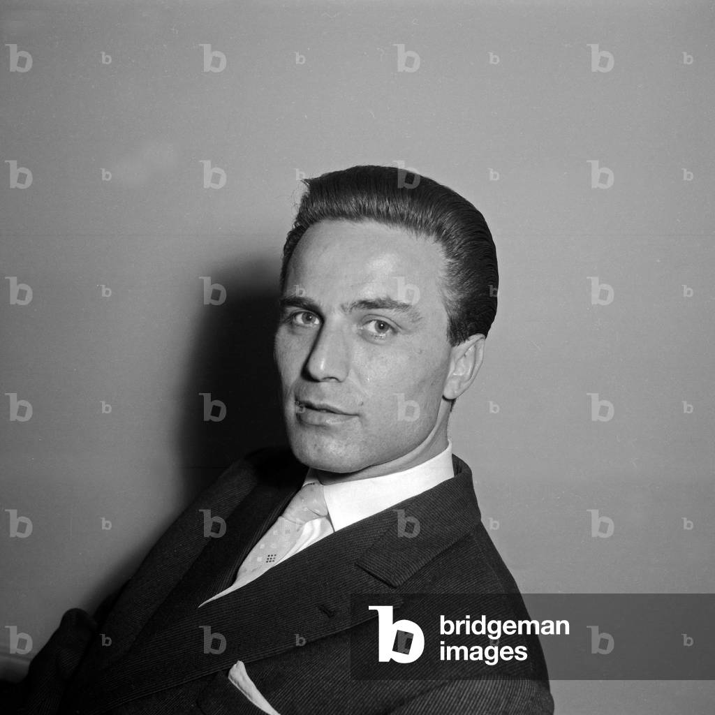 French singer Johnny Grey, Germany 1950s