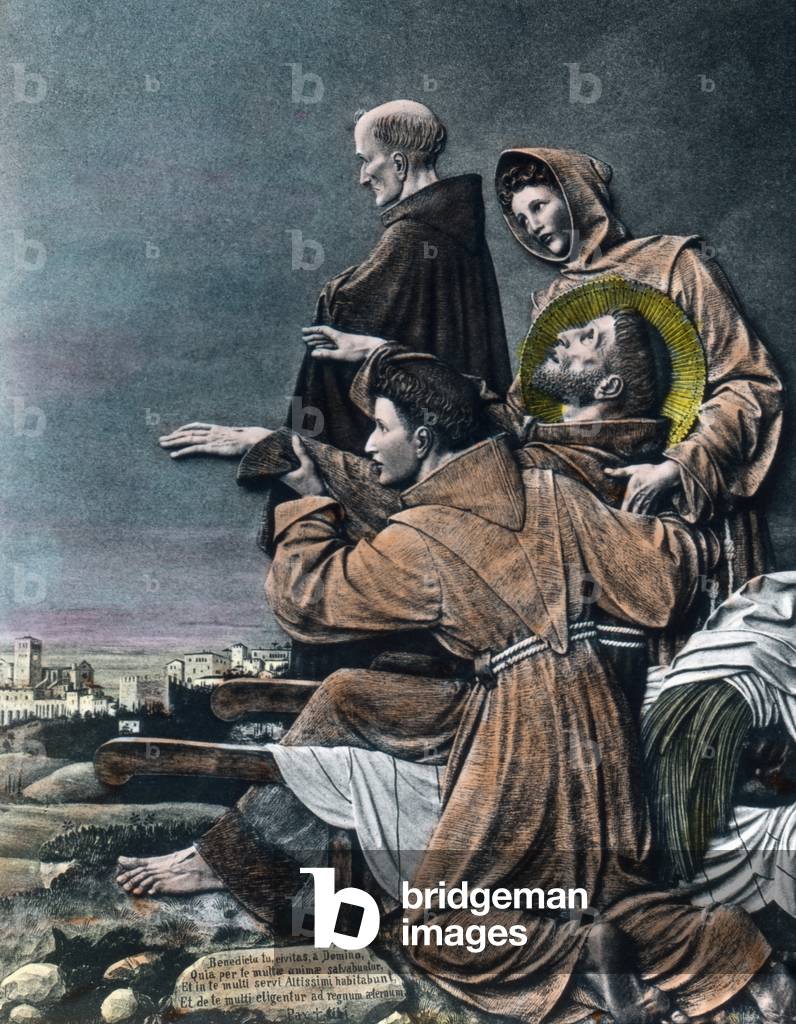 Scene of the life of Saint Francis of Assisi, 13th century
