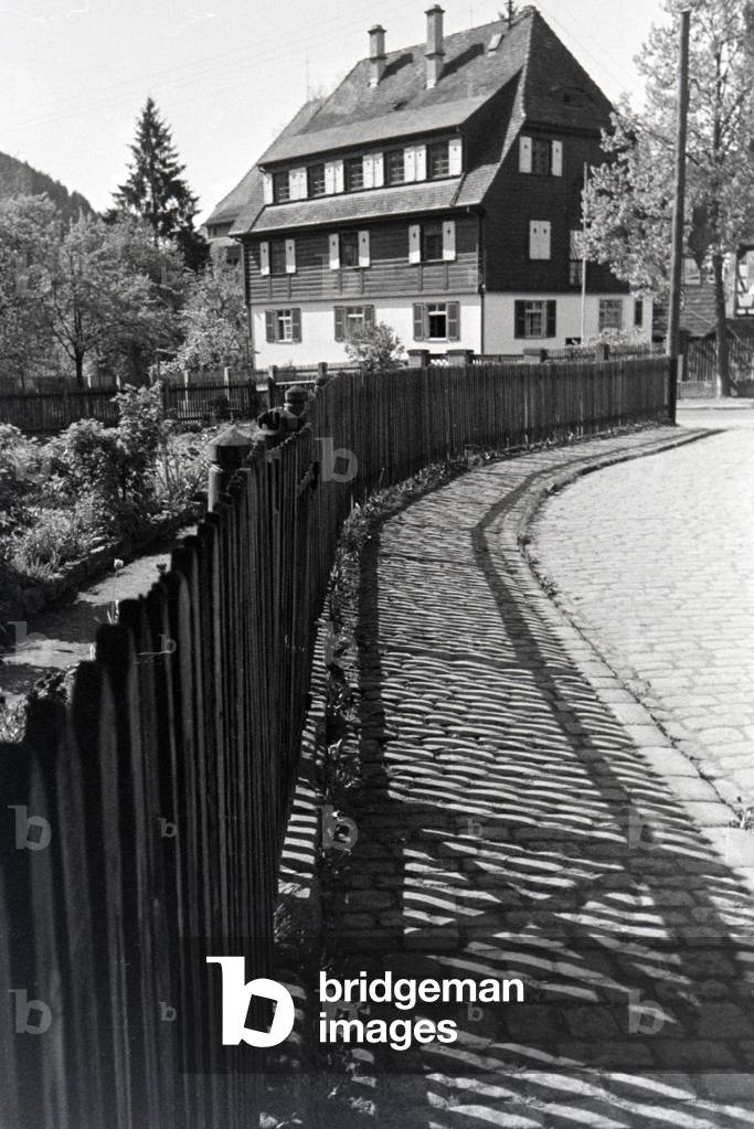 An estate in Hirsau, Black Forest, Germany 1930s (b/w photo)