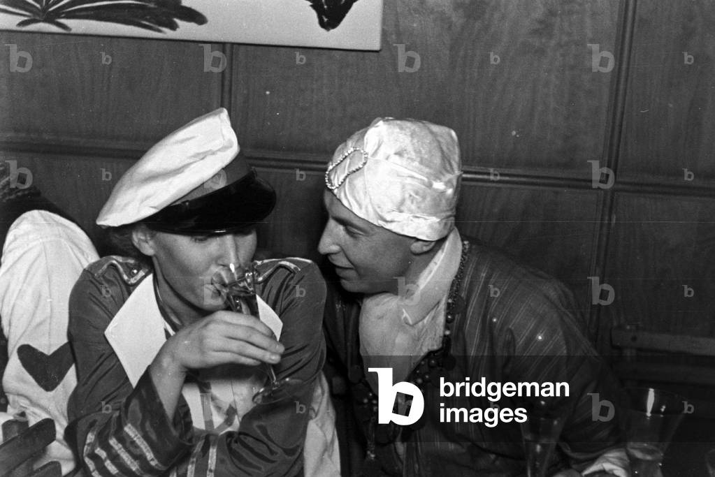 Amidst the carnival at Duesseldorf with the slogan 