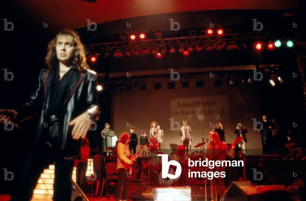 German rock singer Udo Lindenberg live in concert, Germany 1970s