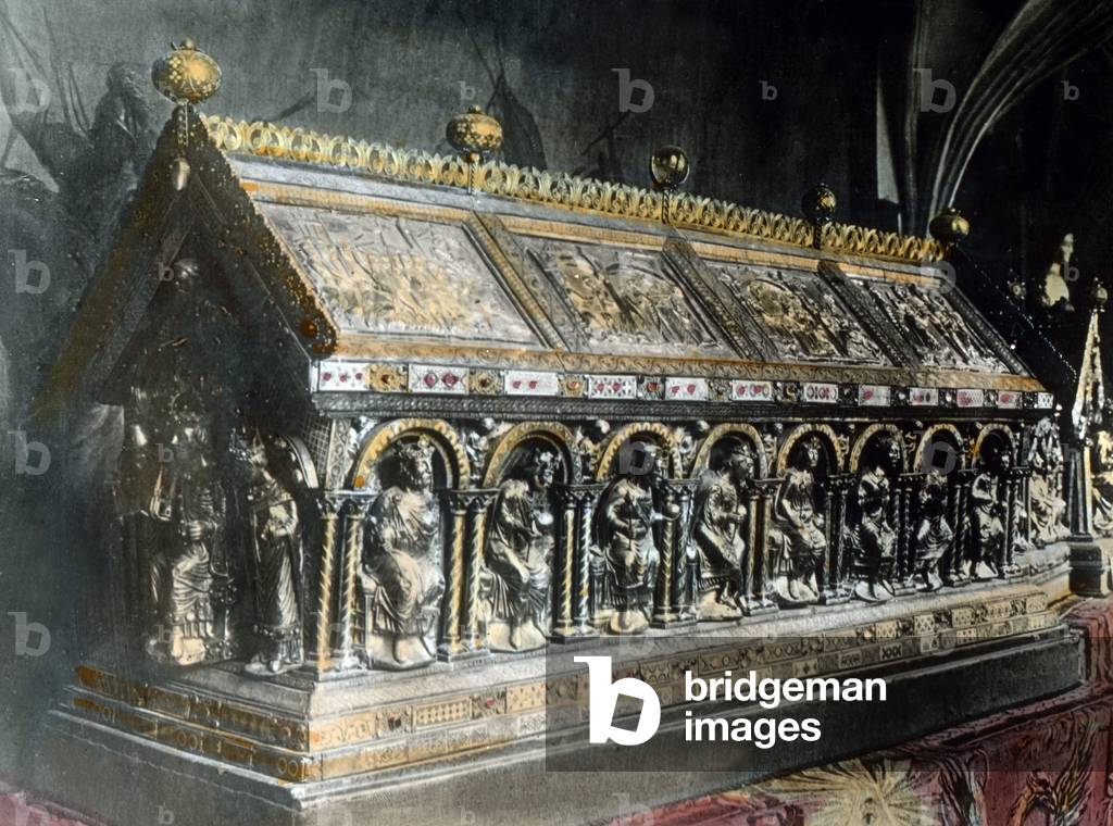 The shrine of Charlemagne in the city of Aachen