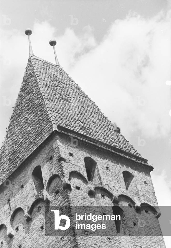 A trip to Ulm, Germany 1930s (b/w photo)