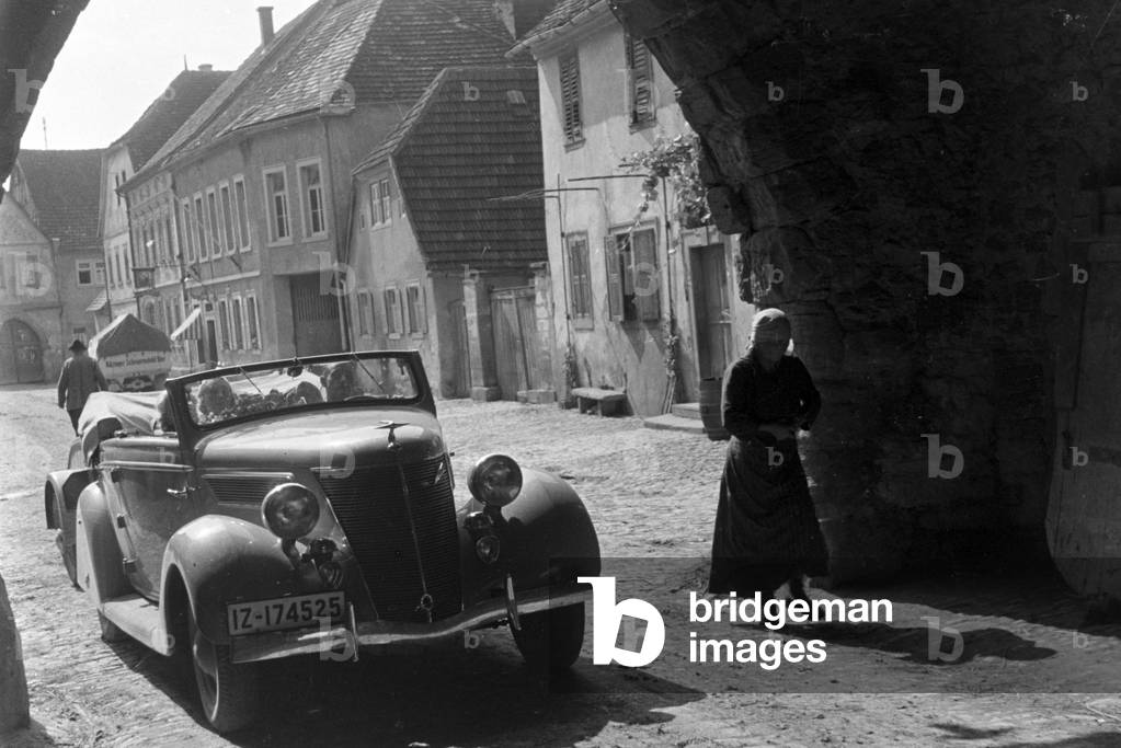 A trip to Pommersfeld and Iphofen, Germany 1930s (b/w photo)