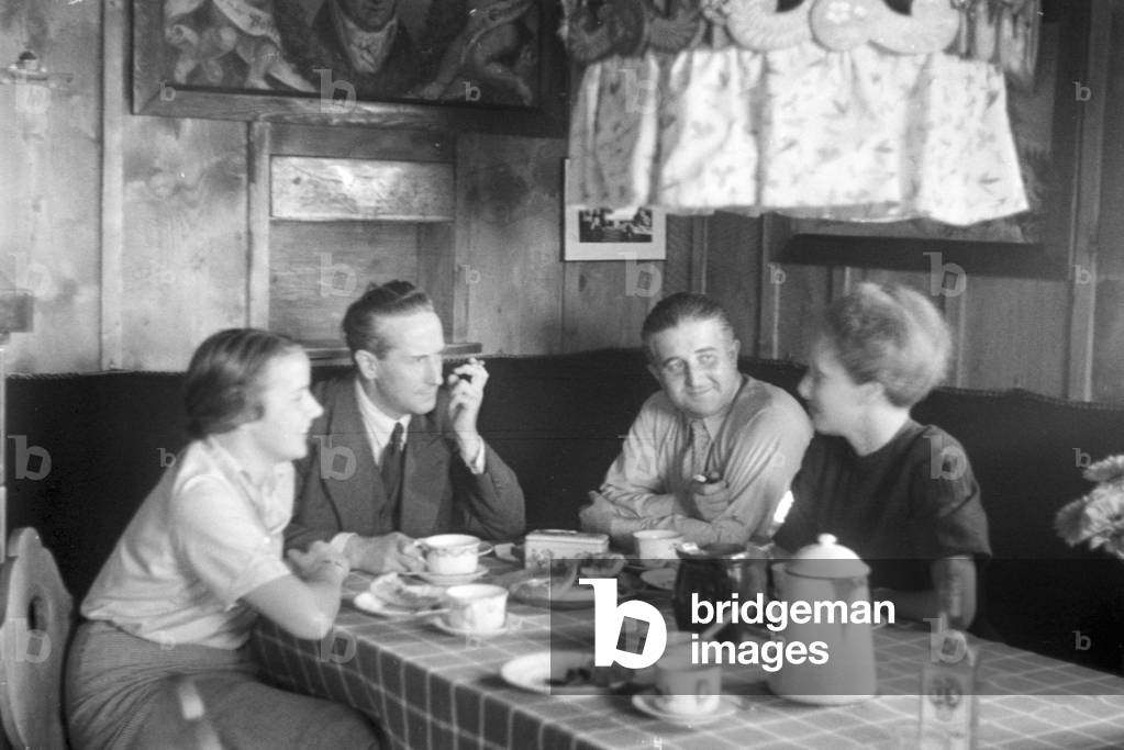 Holidays in the Black Forest, Germany 1930s (b/w photo)