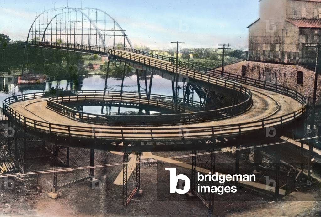 Spiral bridge in Hastings