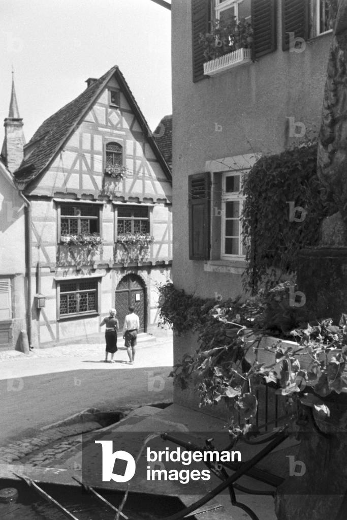 A trip to Marbach, Germany 1930s (b/w photo)