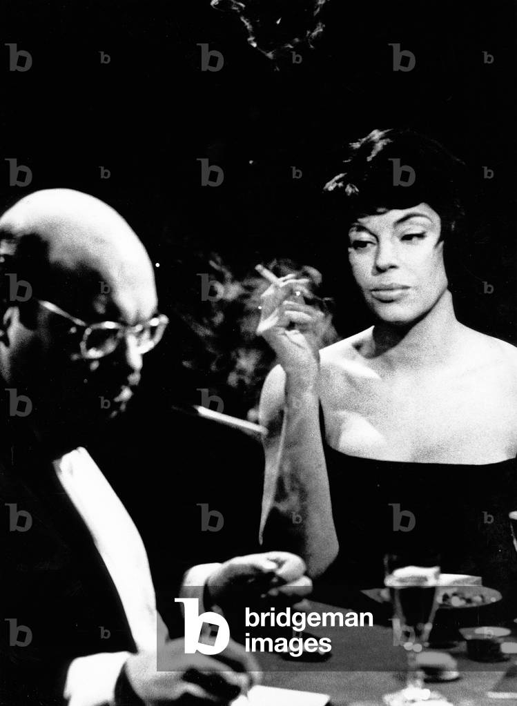 German cabaret artist and actress Hanne Wieder, Germany 1960s