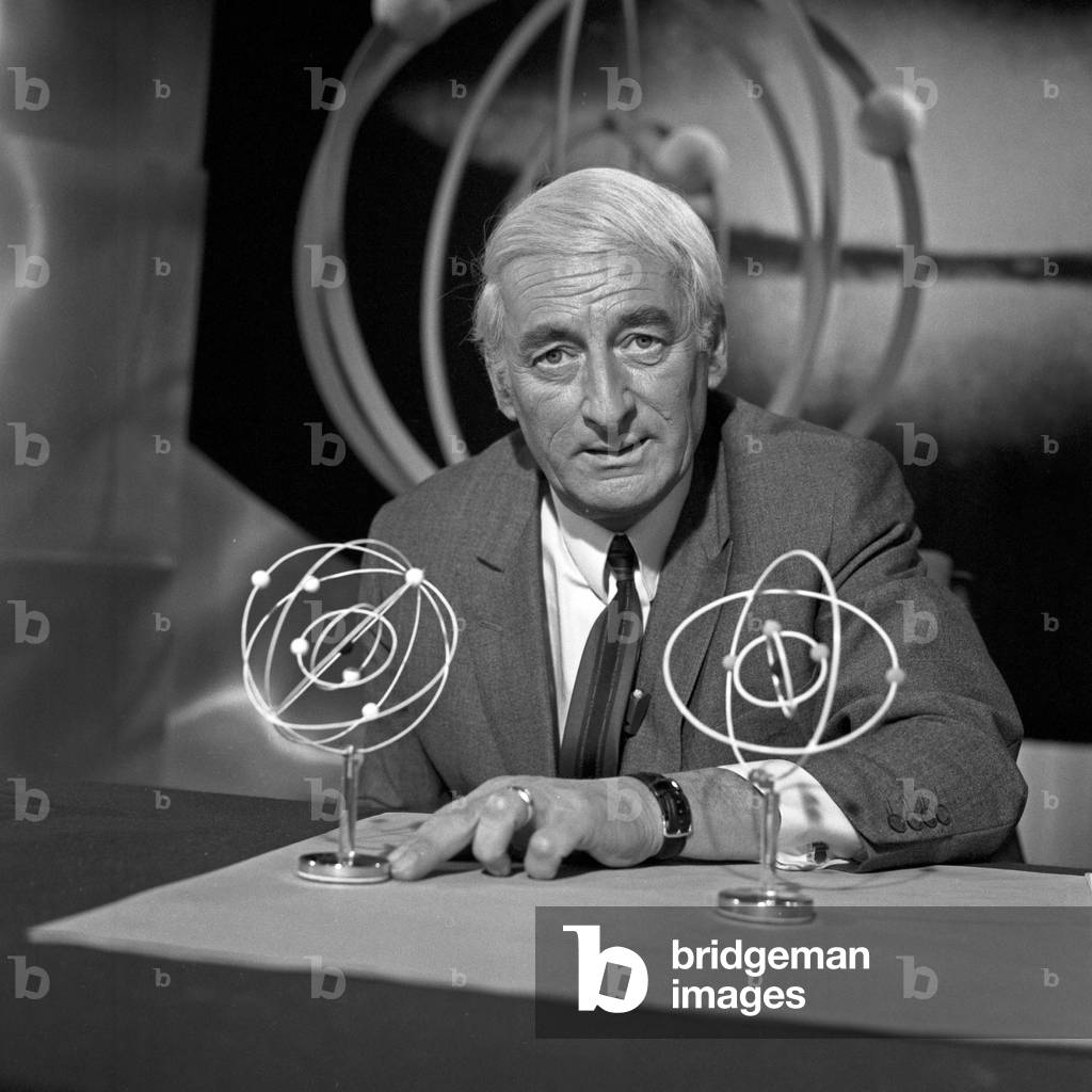 German physicist, author and TV presenter Heinz Haber, Germany end 1960s