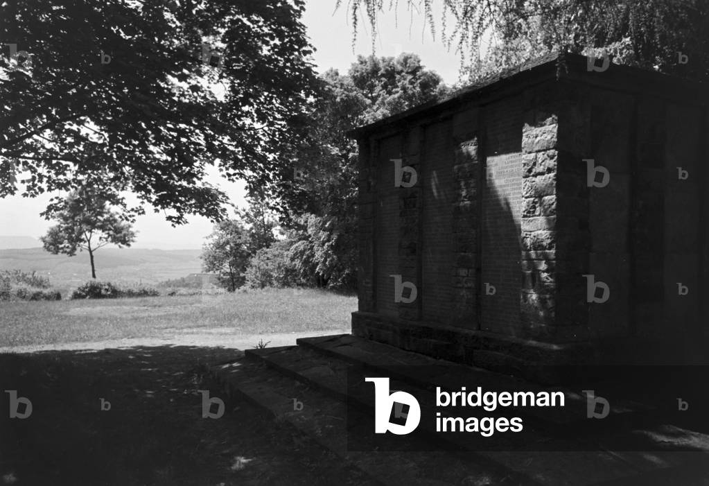 A trip to Tübingen, Germany 1930s (b/w photo)