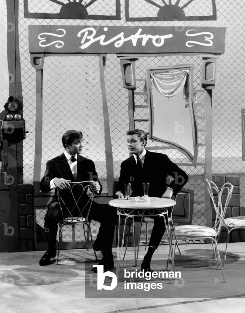 Singers Gus Backus and Peter Kraus, beginning 1960s