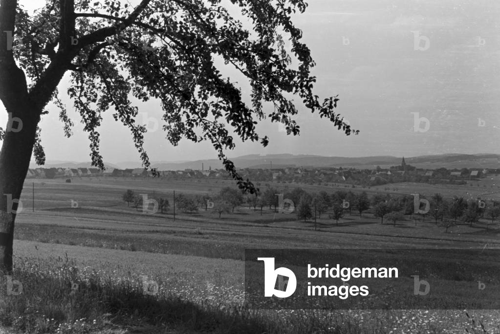 A trip to Winterlingen, Germany 1930s (b/w photo)