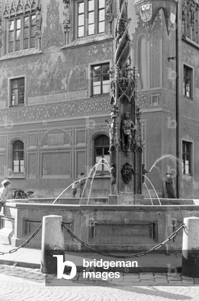 A trip to Ulm, Germany 1930s (b/w photo)