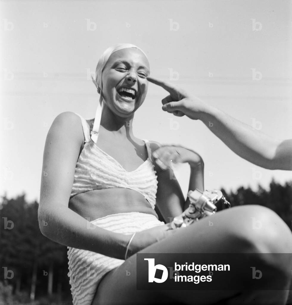 A trip to Bad Rippoldsau Schapbach, Germany 1930s (b/w photo)