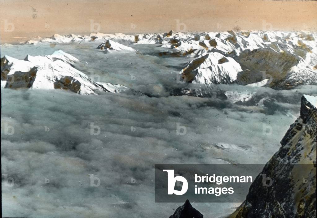 Alpine peaks in the Allgäu region