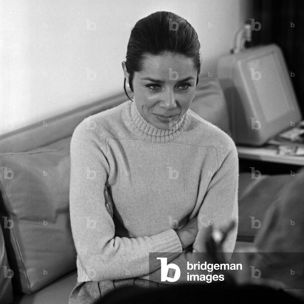 German actress Monika Peitsch, Germany 1960s
